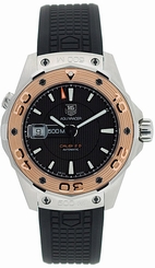 TAG Heuer Watches : WAJ2150.FT6015 Automatic 500M Date Black Rubber Men Watch