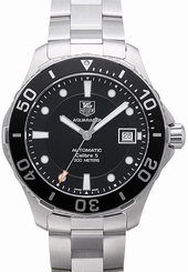 TAG Heuer Watches : WAN2110.BA0822 Automatic Black Dial Date Stainless Steel Men Watch