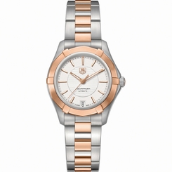 TAG Heuer Watches : WAP2350.BD0838 Automatic Analog Dial Date Stainless Steel and Rose Gold Women Watch