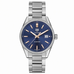 TAG Heuer Watches : WAR1114.BA0601 Quartz Date Diamond Bezel Stainless Steel Women Watch