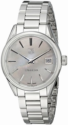 TAG Heuer Watches : WAR1311.BA0773 Quartz Mother of Pearl Dial Date Stainless Steel Women Watch