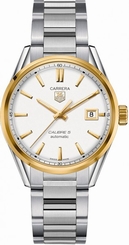 TAG Heuer Watches : WAR215B.BA0782 Silver Dial Stainless Steel Band Men Watch