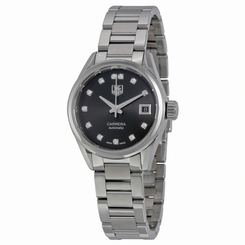 TAG Heuer Watches : WAR2413.BA0776 Automatic Calibre 9 Diamond Dial Date Stainless Steel Women Watch