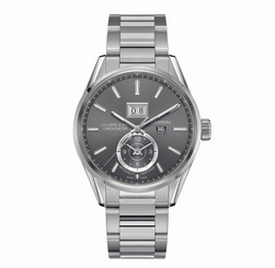 TAG Heuer Watches : WAR5012.BA0723 Automatic Calibre 8 Gray Dial Stainless Steel Case And Bracelet Men Watch