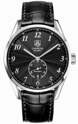 TAG Heuer Watches : WAS2110.FC6180 Automatic Small Second Hand Date Black Leather Men Watch
