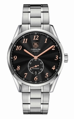 TAG Heuer Watches : WAS2114.BA0732 Automatic Calibre 6 Heritage Black Dial Date Stainless Steel Men Watch