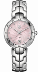 TAG Heuer Watches : WAT1313.BA0956 Quartz Diamond Dials Date Link Women Watch