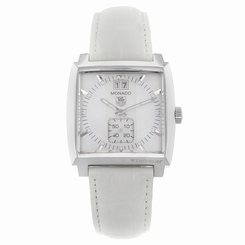 TAG Heuer Watches : WAW1318.FC6247 Mother Of Pearl Dial Stainless Steel Band Women Watch