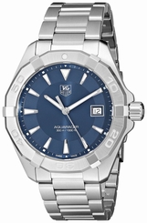 TAG Heuer Watches : WAY1112.BA0910 Quartz Blue Dial Date Stainless Steel Men Watch
