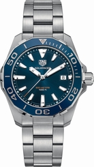 TAG Heuer Watches : WAY111C.BA0928 Quartz Blue Dial Date Stainless Steel Men Watch