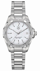 TAG Heuer Watches : WAY1312.BA0915 Quartz Mother Of Pearl Dial Date Stainless Steel Women Watch