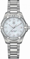 TAG Heuer Watches : WAY1314.BA0915 Quartz Diamonds Bezel Stainless Steel Women Watch