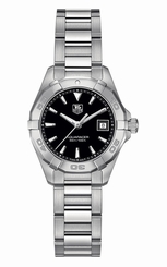 TAG Heuer Watches : WAY1410.BA0920 Quartz Black Dial Date Stainless Steel Women Watch