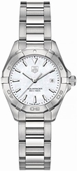 TAG Heuer Watches : WAY1412.BA0920 Quartz Mother Of Pearl Dial Date Stainless Steel Women Watch