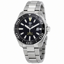 TAG Heuer Watches : WAY201A.BA0927 Automatic Black Dial Date Stainless Steel Men Watch