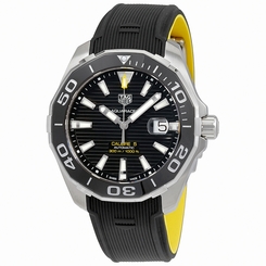 TAG Heuer Watches : WAY201A.FT6069 Automatic Date Black Rubber Men Watch