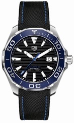 TAG Heuer Watches : WAY201C.FC6395 Caliber 5 Automatic Date Black Fabric Men Watch