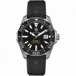 TAG Heuer Watches : WAY211A.FT6068 Automatic Date Black Rubber Men Watch