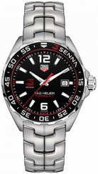 TAG Heuer Watches : WAZ1012.BA0883 Senna Special Edition Date Stainless Steel Men Watch