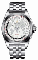 Breitling Watches : WB3510U0/A777-375A White Automatic Self Winding Men Watch