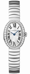 Cartier Watches : WB520025 Quartz 18kt White Gold Silver Dial 18kt White Gold Polished Band Women Watch