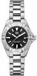 TAG Heuer Watches : WBD1410.BA0741 Quartz Black Dial Date Stainless Steel Women Watch