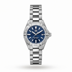 TAG Heuer Watches : WBD1412.BA0741 Quartz Blue Dial Date Stainless Steel Women Watch