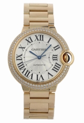 Cartier Watches : WE9008Z3 Calibre 049 Automatic Polished 18k Rose Gold Silver Opaline With Roman Numerals Dial Polished 18k Rose Gold Band Men Watch