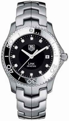 TAG Heuer Watches : WJ1113.BA0575 Quartz Black Diamond Dial Stainless Steel Men Watch