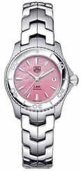 TAG Heuer Watches : WJ1315.BA0573 Quartz Pink Mother of Pearl Dial Date Stainless Steel Women Watch