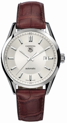 TAG Heuer Watches : WV211A.FC6181 Automatic Date Crocodile Leather Carrera Men Watch