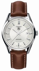 TAG Heuer Watches : WV211A.FC6203 Automatic Analog Date Brown Leather Men Watch