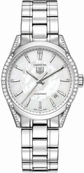 TAG Heuer Watches : WV2212.BA0798 Automatic Diamond Dial Diamond Bezel Stainless Steel Women Watch