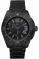 Guess Watches : X76010G2S Black Dial Ceramic Band Men Watch