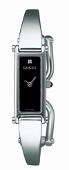 Gucci Watches : YA015555 Quartz Analog Diamond Dial Stainless Steel Rectangle Women Watch
