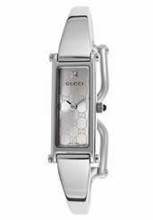 Gucci Watches : YA015563 Quartz Silver Dial Stainless Steel Women Watch