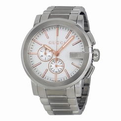 Gucci Watches : YA101201 Silver Quartz Men Watch