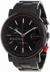 Gucci Watches : YA101348 Quartz Analog Black Stainless Steel Unisex Watch