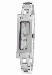 Gucci Watches : YA110525 Quartz Mother Of Pearl Dial Stainless Steel Women Watch