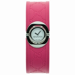 Gucci Watches : YA112522 Quartz Steel White Mother Of Pearl Rotating Dial Steel Band Women Watch