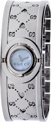 Gucci Watches : YA112523 Quartz Steel White Mother Of Pearl Rotating Dial Steel Band Women Watch