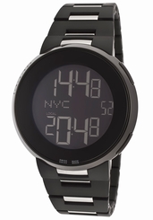 Gucci Watches : YA114205 Quartz Digital Black Dial Rubber and Stainless Steel Men Watch