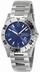 Gucci Watches : YA115219 Blue Automatic Self Winding Men Watch