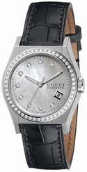 Gucci Watches : YA115405 Mother Of Pearl Battery Operated Quartz Unisex Watch