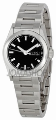 Gucci Watches : YA115502 Quartz Steel Black Dial Steel Band Women Watch