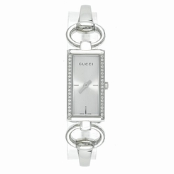 Gucci Watches : YA119505 Quartz Steel Silver Dial Steel Band Women Watch