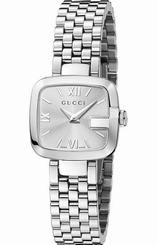 Gucci Watches : YA125411 Quartz Silver Dial Stainless Steel Women Watch