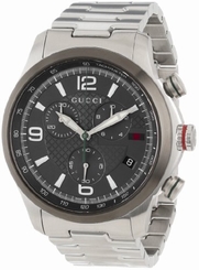 Gucci Watches : YA126238 Quartz Chronograph Date Stainless Steel Men Watch