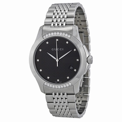 Gucci Watches : YA126408 Black Quartz Unisex Watch