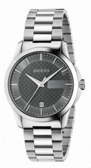 Gucci Watches : YA126441 Quartz Analog Date Stainless Steel Men Watch
